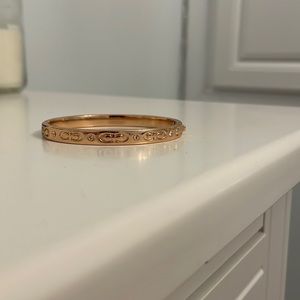 AUTHENTIC COACH rose gold bracelet